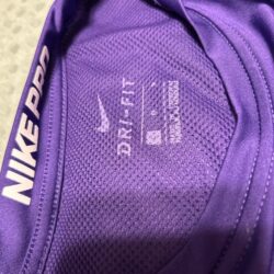 Nike pro purple tank