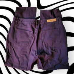 Sz 14 Vintage Bill Blass Jeans Easy Fit Purple High Waisted Mom Jeans