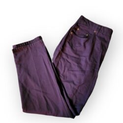 Sz 14 Vintage Bill Blass Jeans Easy Fit Purple High Waisted Mom Jeans