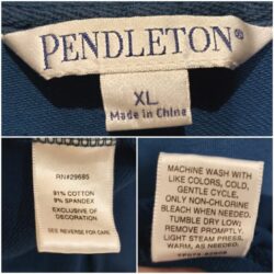 Pendleton Vest Teal Knit Size XL Zip Front Stretch