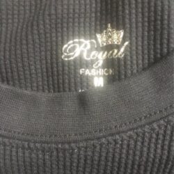 Royal Fashion Mens Black Thermo Shirt