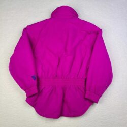 Vintage 90s Tyrolia Women Sz 14 Snow Jacket Aztec Insulated Pink Belted Ski Coat