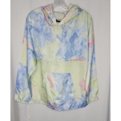 Spirit Jersey Adult Tie Dye Poncho Wind Breaker Size Small – Lot of 2 – NWOT