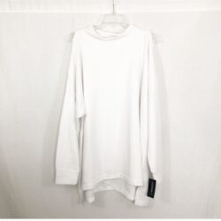 NEW Ideology Cold Shoulder Mock Neck Ribbed Tunic Top, Size 2X