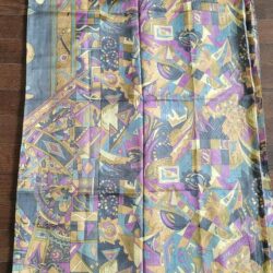 Pink/Brown/Grey silk saree wit