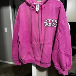 Pink Star Wars Will Gay zip up