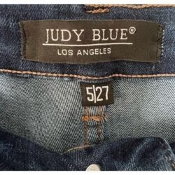 Judy Blue Dark Wash Wide Leg Trousers High Rise Stretchy Denim Jeans