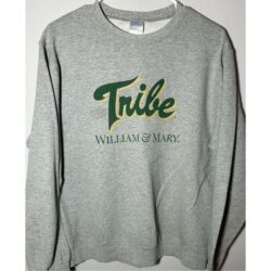 Vintage William & Mary Tribe Gray Crewneck Sweatshirt Sz Medium