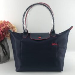 LONGCHAMP Le Pliage Handbag L Size Navy