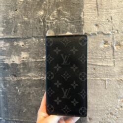 Louis Vuitton Monogram Eclipse Brazza Wallet