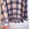 J. Jill Womens S Pastel Pink & Blue Soft and Flowy
Button Down Flannel Top - Image 5