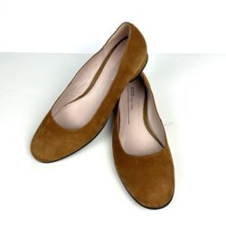 Ecco Danish Design Anine Ballerina Flats Mustard Suede Flats EUR 40 US 9