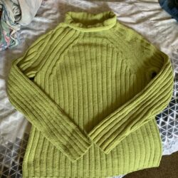 Green J. Jill turtle neck sweater XS