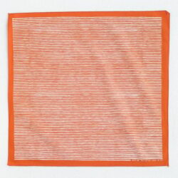 Striped Bandana, Marmalade Orange