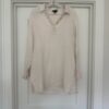 Jones & Co Jones New York Pink Half Button Down Roll Tab Sleeve Linen Tunic Top - Image 4