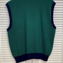Vintage Slazenger Augusta National Golf Shop Masters Cardigan Sweater Vest Sz XL