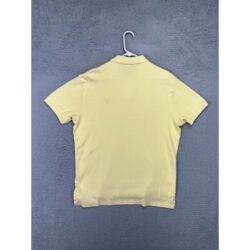 Polo Ralph Lauren Shirt Mens Large Yellow Cotton Pony Short Sleeve Polo Rugby