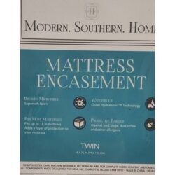 Modern.Southern.Home. Mattress Encasement Twin Waterproof Protective Barrier NIP