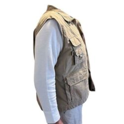 Field and Stream Fly Fishing Vest Mens Size XLARGE Beige Boeing Insignia