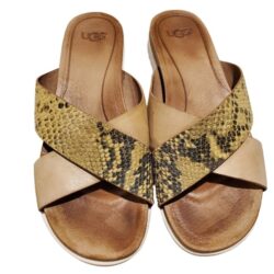 UGG Women’s Size 7 Kari Exotic Sandals Criss Cross Slip On