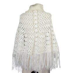 Vintage Handmade Knit Shaw and Cap
