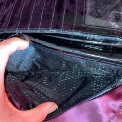 Vintage Victory Genuine EEL Skin Wallet and or Checkbook Holder Bifold Black