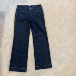 Banana Republic Dark Wash Trouser Jean – Size 2