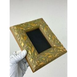 Vintage Ornate Raised Vine Design 8x7in Wall Hanging Frame Excellent Condition C