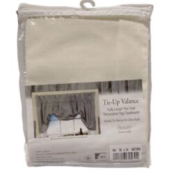 Pre-Tied Fully-Lined Tie Up Valance