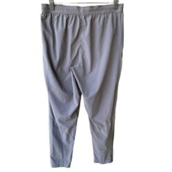 NIKE Pants Joggers Size Medium Grey Elastic Waist  Inner Drawstring Zip Pockets