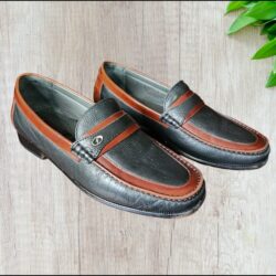 Mens Florsheim Two Tone Black 