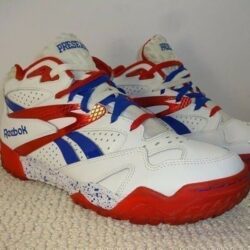 Reebok Preseason Scrimmage Mens Size 12 USA Red White Blue Sneeakers 046501 513