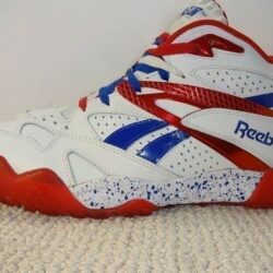 Reebok Preseason Scrimmage Mens Size 12 USA Red White Blue Sneeakers 046501 513