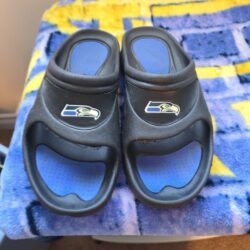 Seattle Seahawks reebok slides