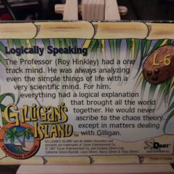 Gilligan’s Island ~ The Professor ~ Lenticular insert card L-6