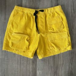 Without walls yellow corduroy shorts sz L