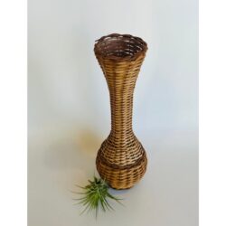 Wicker Bud Vase, Wicker Vase
