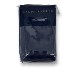 Ralph Lauren Branford Blanc Blue Euro Pillow Sham 26″ Square Linen
