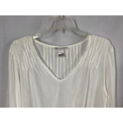 Cute Options Cotton Boho Crochet Detail V Neck 3/4 Sleeve Loose Fit Tunic Large