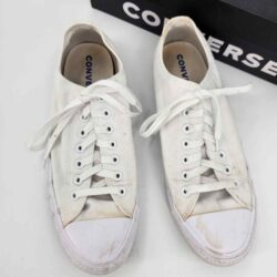 Converse All Star White Shoes Unisex Mens 9.5 Womens 11.5