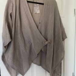 Soft Surroundings Lagenlook Cover-up, cape, short kimono One Size Fits All