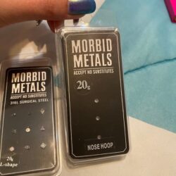 Morbid Metals Nose Piercing Studs