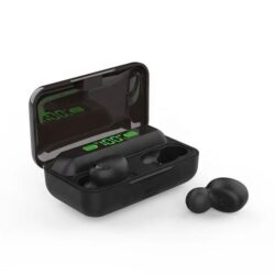 Black Bluetooth 5.0 Earbuds TWS Wireless Headphones Headset Stereo