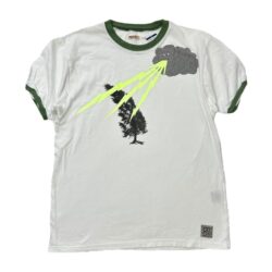 Kapital Ringer Tee Thunder Conifer WHITE GREEN