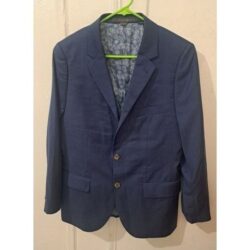 Indochino Mens 40R Slate Blue 