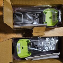 Zebra DS3678 barcode scanners, NEW set of 2 with charging cradles. These are the wireless model scanners. Easy to wirelessly program. Easy to connect to PC. Easy to manage with free software from Zebra.

This is the ‘ultra rugged dust & water resistant’ model

– 2 scanners brand new in the box, 2 base station cradles, 2 complete power supplies, 2 batteries, all new & unopened

*This lot is about 3800.00 new, priced very well. 

*Will ship safe and marked as fragile.