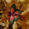 Handmade embroidery butterfly pin