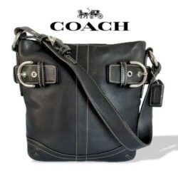 COACH Soho Slim Shoulder Bag  soft Leather Medium Black