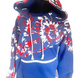 Nike Hoodie Sweatshirt Swoosh Hooded Pullove Hooded Blue Red Men’s SIZE SMALL