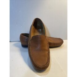 ARNOLD PALMER AUGUSTA BROWN LEATHER LOAFER MENS SIZE 9 (boxp)